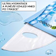 hydrogelová maska s 10 % glycerinu a kyselinou hyaluronovou GARNIER