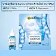 hydrogelová maska s 10 % glycerinu a kyselinou hyaluronovou GARNIER