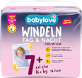 Windeln Premium Tag & Nacht Gr. 7+ xxl plus (16+kg) babylove