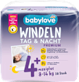 Windeln Premium Tag & Nacht Gr. 4+ (8-14 kg) babylove