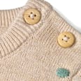 Strickpullover mit bunten Noppen, beige, Gr. 62
 ALANA
