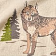 Langarmshirt mit Wolf-Motiv, beige, Gr. 110 ALANA