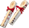 Geschenkset Geschirrtuch & Kochlöffel 2tlg Dekorieren & Einrichten