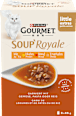 Katzensnack Soup Royale mit Huhn, Rind oder Truthahn (6 x 45g) Purina Gourmet