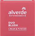 Duo paletka lícenka Cream & Powder -10 Powdered Rose 1 ks alverde NATURKOSMETIK