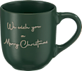 Kaffeebecher "we wish you...", grün (300 ml) BOLTZE