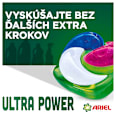 Pracie gélové kapsuly Ultra Power Pods Color, XXL Ariel