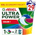 Pracie gélové kapsuly Ultra Power Pods Color, XXL Ariel
