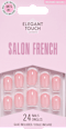 Künstliche Nägel 160 Salon French Elegant Touch