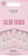 Künstliche Nägel 122 Salon French Elegant Touch
