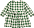 Flanellkleid mit Karo-Muster, grün, Gr. 92 ALANA