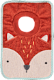 Lätzchen mit Fuchs-Applikation, rot ALANA