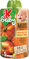Mus owoce + pomarańczowe warzywa, jabłko, marchew, dynia, po 5. miesiącu KUBUŚ baby
