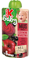 Mus owoce + czerwone warzywa, jabłko, czarna porzeczka, burak, po 6. miesiącu KUBUŚ baby