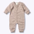 Schlafanzug aus Wolle, beige, Gr. 50/56
 ALANA