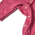 Strickoverall mit Noppen-Struktur, beere, Gr. 56 ALANA