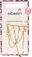 Haarschmuck Brosche mit Anhängern ebelin