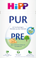 Anfangsmilch Pre Pur von Geburt an HiPP