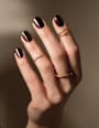 Nálepky na nechty UV Gel Wraps Black Fire MISS SOPHIE