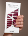 Nálepky na nechty UV Gel Wraps Plum Wine MISS SOPHIE