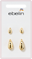 Ohrstecker Tropfenform, Gold-Optik ebelin