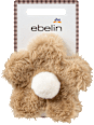 Haarklammer Blume Fell-Optik, braun ebelin