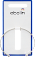 Armreif mit Strasssteinen, Silber-Optik ebelin