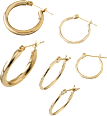 Creolen Gold-Optik ebelin