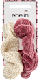 Scrunchies Samt, beige, rosa ebelin