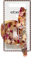 Haarklammer mit Loop, marmoriert ebelin