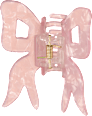 Haarklammer Schleife, rosa ebelin