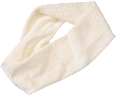 Haarband flach Cord-Optik, creme ebelin