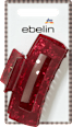 Haarklammer mit Cut-Out, rot ebelin