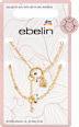 Halsketten mit Schloss & Schlüssel, Gold-Optik ebelin