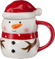 Kaffeebecher Schneemann mit Deckel (350 ml) Dekorieren & Einrichten