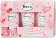 Set cadou cu extract de zmeură  Pink Vibes & Warm Hearts Balea