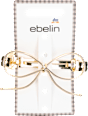 Haarspange Schleife gold ebelin