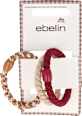 Haargummis mit Verschluss mehrfarbig ebelin