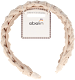 Haarreif geflochten beige ebelin