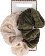 Scrunchies Ripp-Optik ebelin
