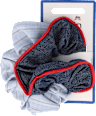 Scrunchies blau ebelin