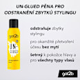 pěna na odstranění stylingových produktů UnGlued got2b