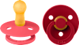 Colour noční dudlík z přírodního kaučuku, 0-6 měsíců BIBS