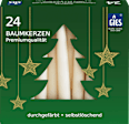 Baumkerzen selbstlöschend, champagner (Verteilung 60/40) Dekorieren & Einrichten