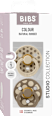 Schnuller Colour Latex rund, braun, Gr. 1, von Geburt an BIBS