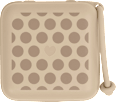Schnullerbox braun BIBS