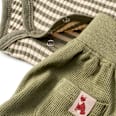 Set mit Body & Hose mit Streifen-Muster & Fuchs-Applikation, grün, Gr. 74/80
 ALANA