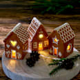 LED Lebkuchenhaus, Keramik (7x7x10 cm) Dekorieren & Einrichten