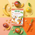 Kindersnack Smoothie-Chips Multifrucht mit Karotte ab 3 Jahren Freche Freunde