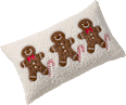 Kissen  Lebkuchenmännchen, creme Dekorieren & Einrichten